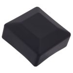 Čiapočka na stĺpik 100/60 x 100/60 mm, čierna